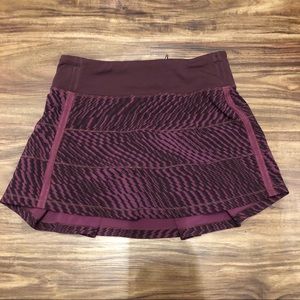 Lululemon Pace Rival skirt size 2